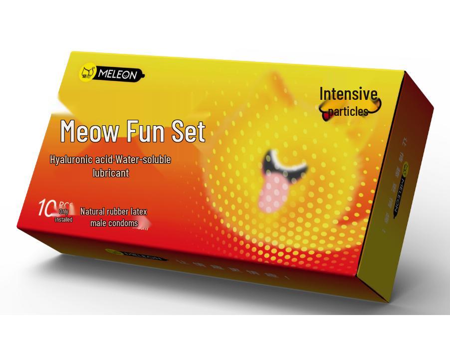 Secret Love King Delay Condoms: Long-Lasting, Ribbed, Cat Tongue Texture, Large Particles, Adult Products.