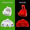 DATA FROG JDM-040 För Sony PS4 Slim Spelkonsol Plast Skyddsskal Knappskydd Set