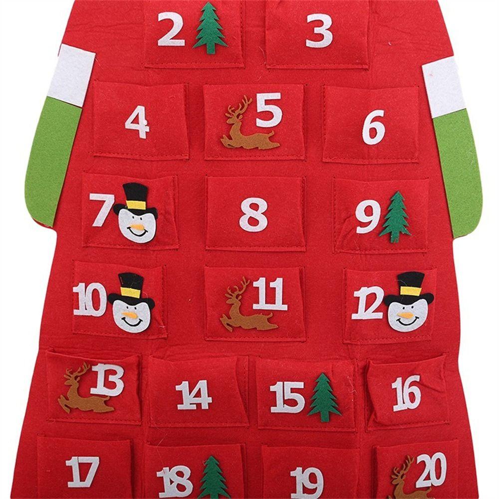 Advent Calendar Felt Advent Calendar Countdown Calendar Felt Christmas Tree DIY Advent Calendar