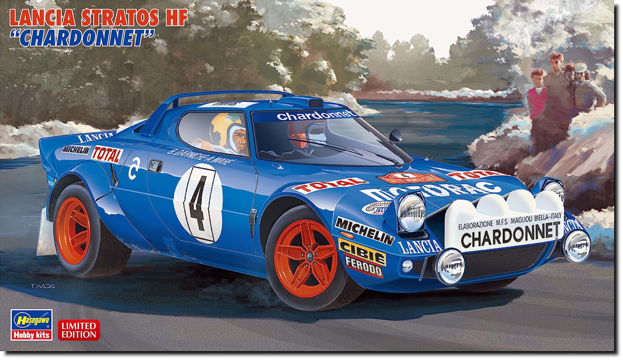 

Hasegawa Lancia Stratos HF Chardonnay пластикова модель 20653 1/24