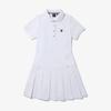 Pleated Collar Dress Fs2opg2362fwhi