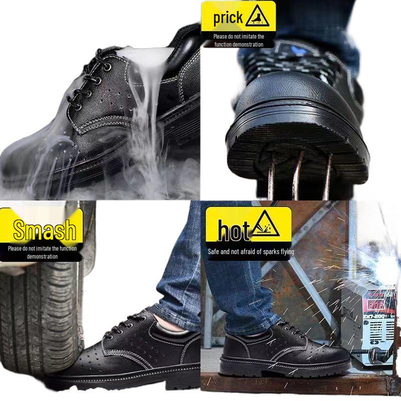 Wasserdichte Sicherheitsarbeitsschuhe mit Stahlkappe: Stoßfest, Durchstichfest, Rutschfest, Langlebig für Männer und Frauen