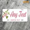 Personalized Plant-Themed 2D Flat Plaque Custom Text 30x15cm Home Garden Decor
