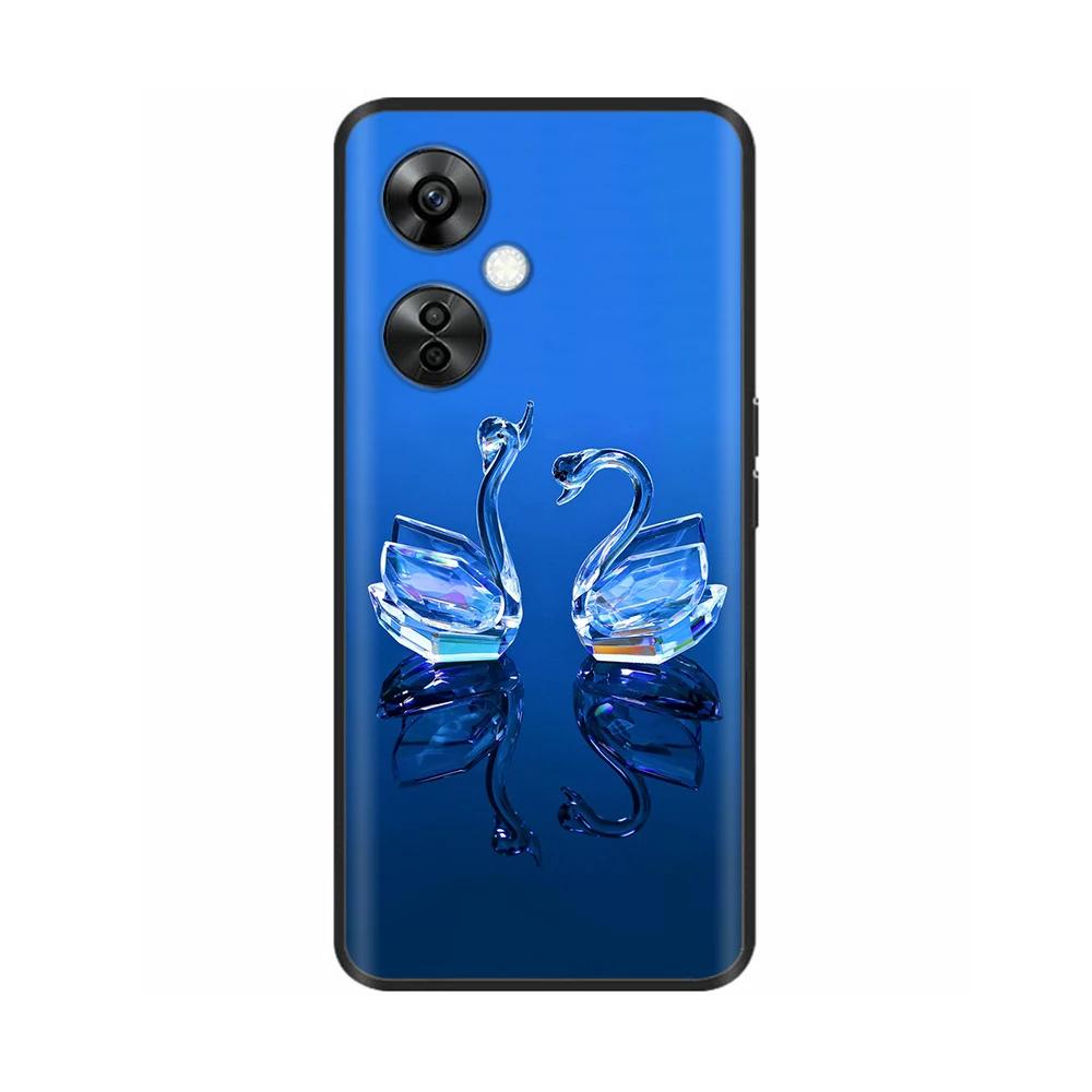 Für OnePlus Nord CE 3 Lite 5G Hülle Blume Silikon Weiche Rückseite Für Oneplus Nord CE3 5G NordN30 Handyhülle Schutzhülle