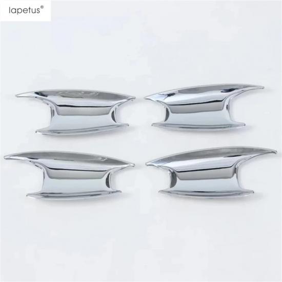 Car Door Handle Bowl Cap Pull Doorknob Catch Decoration Cover Trim For Chevrolet Tracker Trax  2024 Carbon Fiber Accessories