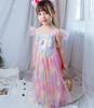 Dressy Daisy Unicorn Princess Luxurious Party Ages Girls' Dress, Pink, Sequins, Halloween, Christmas, Costume, 7-8