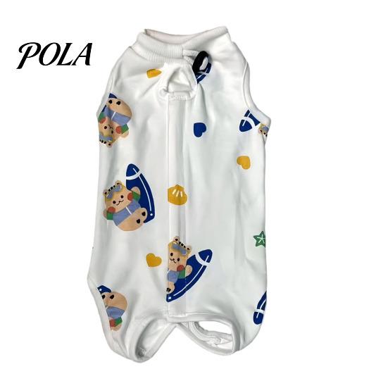 Cat Clothes Recovery Suit, Soft Cotton Clothing, Cute Cartoon Print Four-Leg Clothes, Lightweight Wear After Surgery Apparel for Female Male