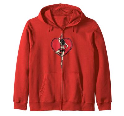 Pole Dance for Pole Dancers, Pole Dancers for Dancers. Zip Hoodie