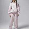 Jordan Flight Essentials Crew Neck Pullover Drop Shoulder Long Sleeve Sweatshirt Kids Sweatshirt Oxford-Pink HQ8252-642