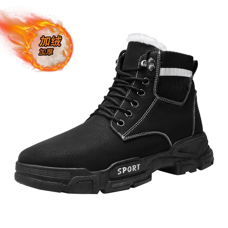 Winter  Men  New Fashion Style Warm Casual Shoes Thick Sole Comfortable Leisure Sports Shoes