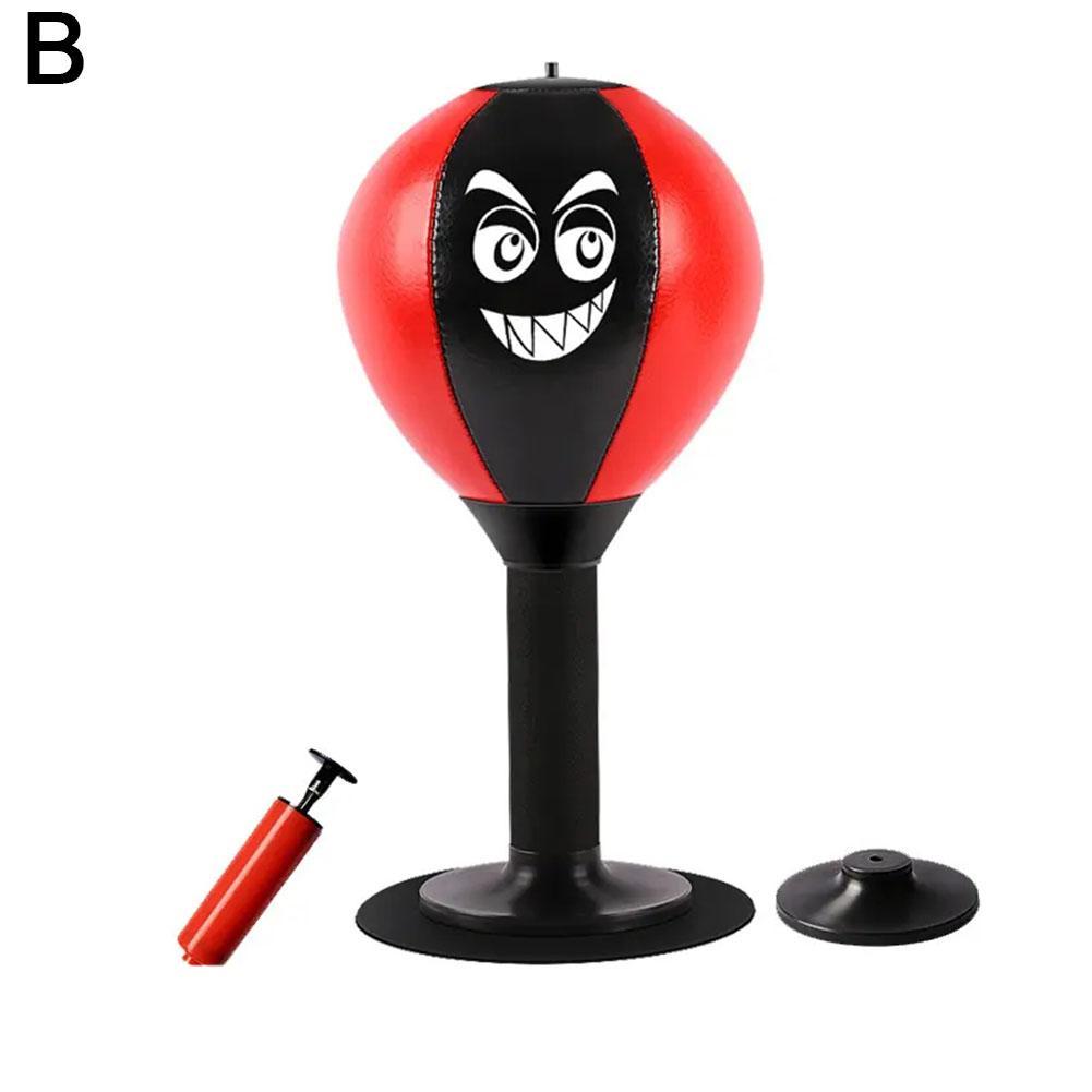 Kids Table Boxing Speed Ball Stress Relief Punching Bag Toy With Suction Cup Interactive Puzzle Toys For Adults And Children