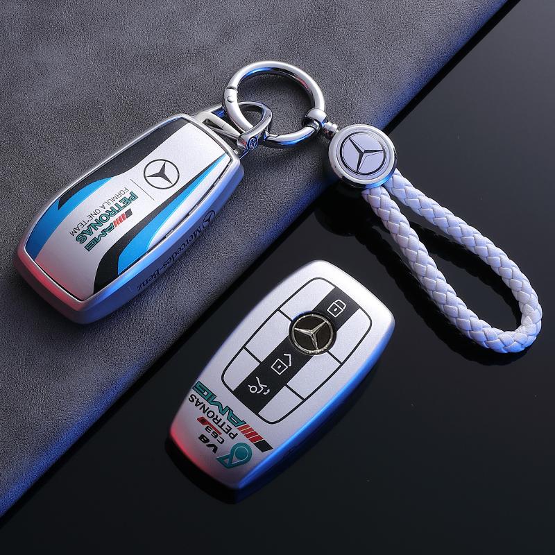 Heißer Autoaufkleber Auto Smart Fernschlüssel Hülle Abdeckung Schale Tasche für Mercedes Benz AMG A C E S G-Klasse GLC CLE CLA W177 W205 W213 W222