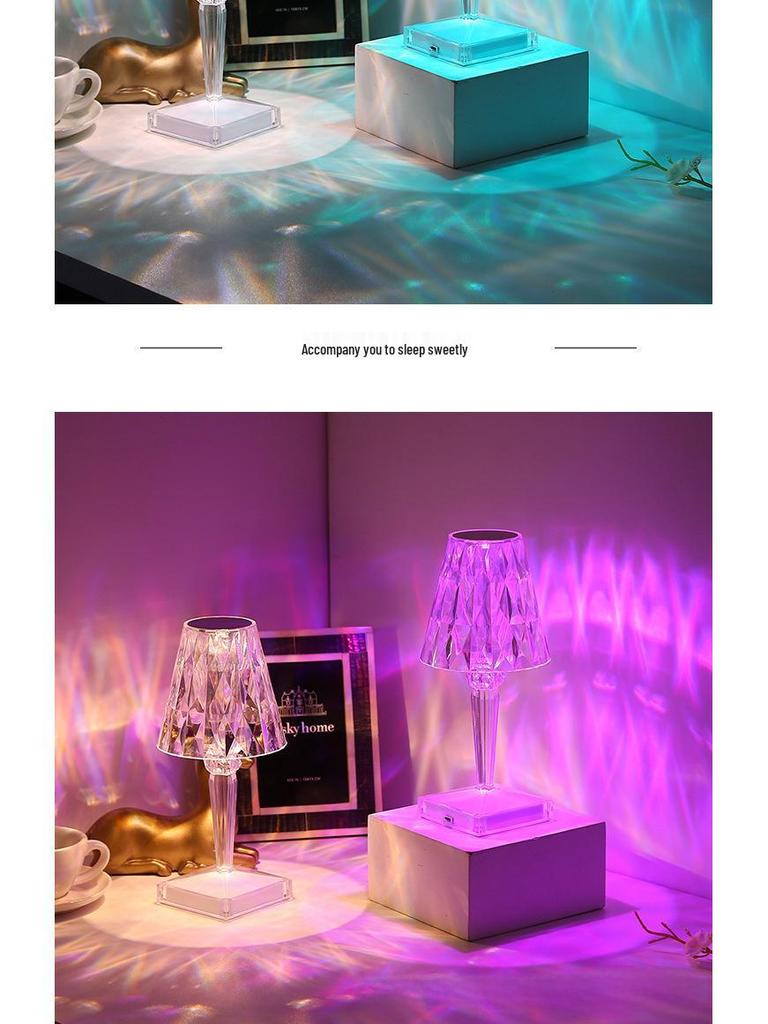 Crystal Influencer Bedside & Bar Atmosphere Light