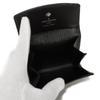 Used LV Logo Embossed Black Card Case with Gusset, Bifold, Epi Noir, 12564 Porte Monnaie Simple M63412 7943, Unisex