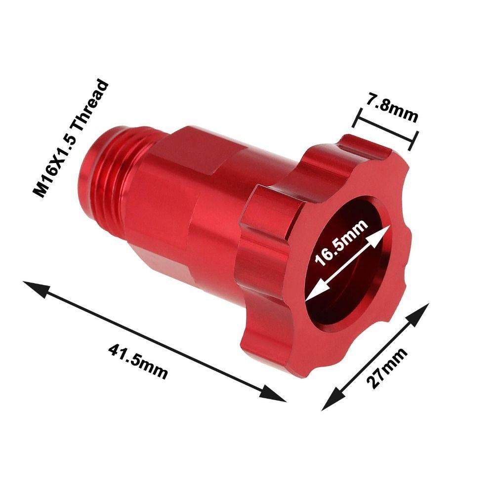 Corrosion Resistance External Thread Adapter Aluminum Alloy High Strength Spray Connector Spray Painting Red Quick Connector