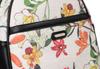 Women's Urban Backpack with a Floral Pattern - David Jones