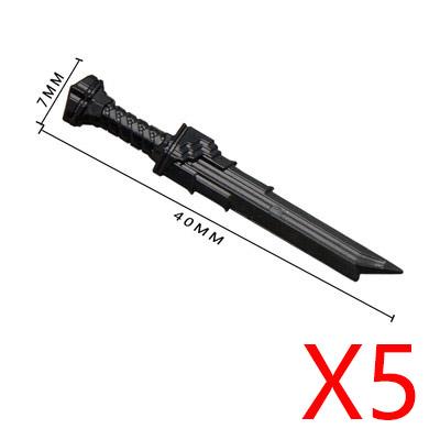 MOC Building Block Medieval Solider Knight Figures Toy Weapons Accessories Sword Axe Bow Sword Ten Spear Crossbow Mini Bricks