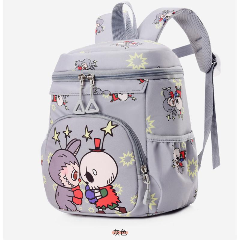 

Primary school students children s cute backpack student cartoon new handbag kindergarten backpack large capacity backpack серый