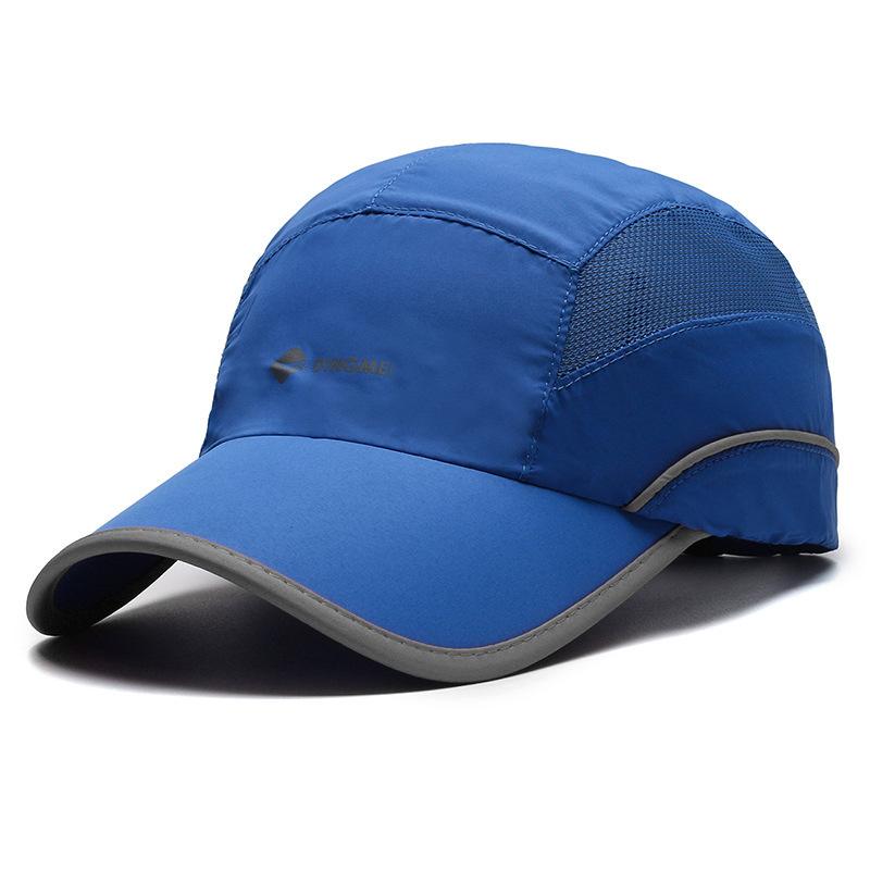 Summer New Outdoor Solid Quick Drying Mesh Men Baseball Caps Women Ponytail Baseball Cap Fashion Hats Simple Visor Casual Cap