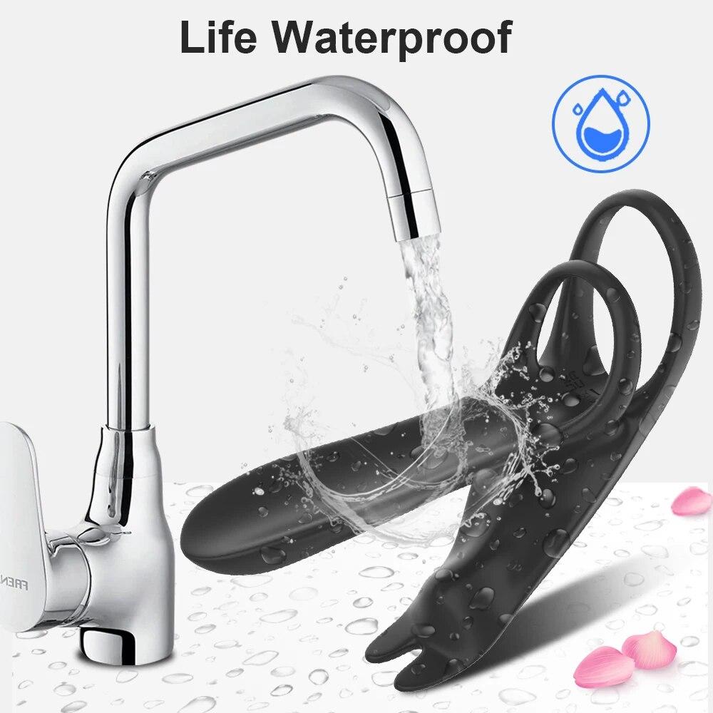 Male Penis Cock Rings Delay Ejaculation Vibrator for Couples Men Enlarger Cockring Masturbator Sex Toys Goods for Adults 18