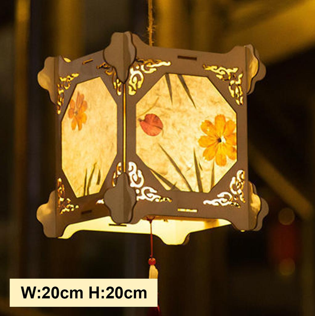 Festival Lantern Toy Handmade DIY Revolving Lantern Portable Children'S Handmade Rabbit Creative Luminous Toy Pendant Gift