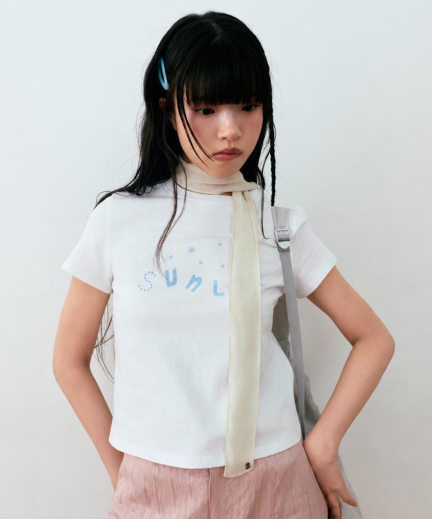 Sseonlis Star Logo Tee (White)