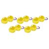 5Pcs Golf Ball Silicone Double Case Cover Portable Golf Ball Protective Holder Cover Yellow