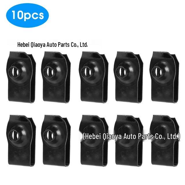 35 Car Hood Protector Bolts & 70 Metal U-Clips with Screws Set