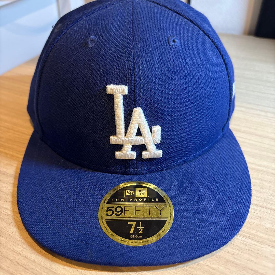 Used Los Angeles Dodgers 59FIFTY Cap 7 1/2 Navy