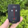 Silicone Car Key Case Holder For Chevrolet Colorado Silverado 1500 2500Hd 3500Hd Gmc Yukon Sierra Canyon Remote Cover Keychain