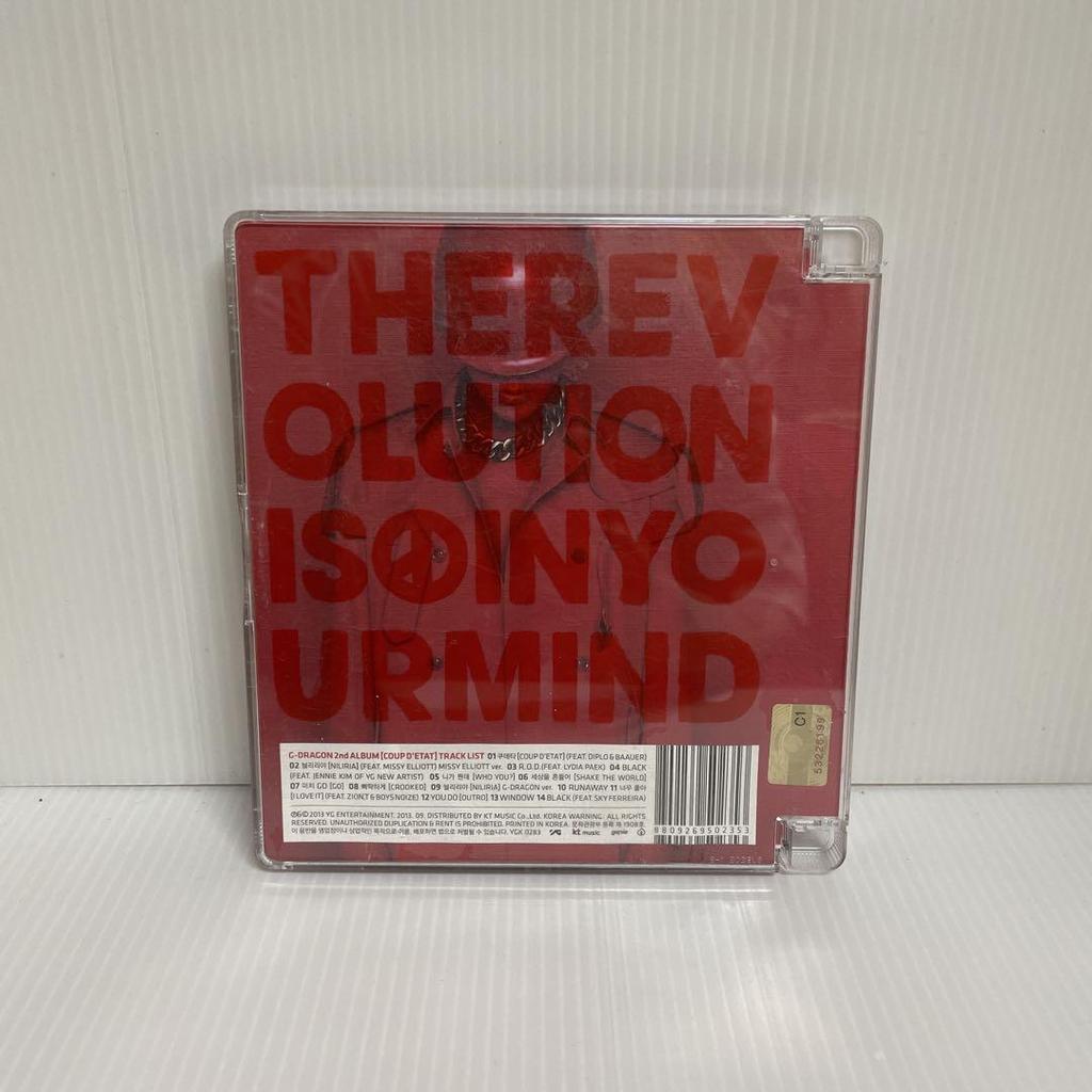[USED] G-DRAGON COUP D'ETAT Korean CD BIGBANG