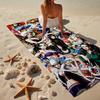 Adventure On The High Seas Pirate Beach Towel, Super Soft Microfiber, Gift for Her/Him, Birthday, for Pool, Beach, Travel, Home Decor Fan Gifts