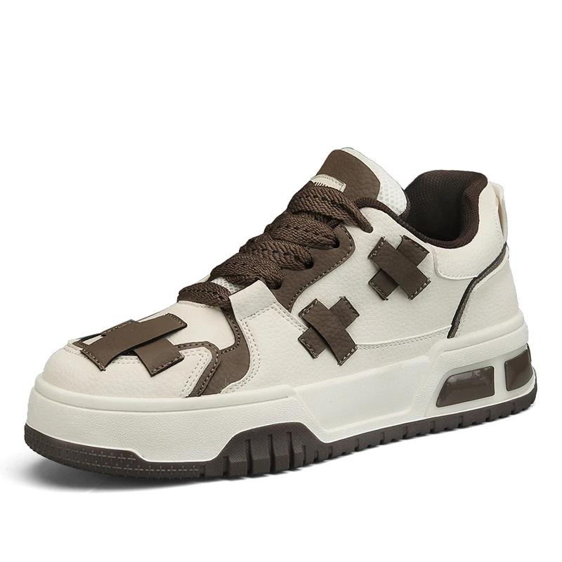 

Men s Shoes Spring 2024 New Breathable White Shoes Korean Trendy All-Match Shoes 39 хаки