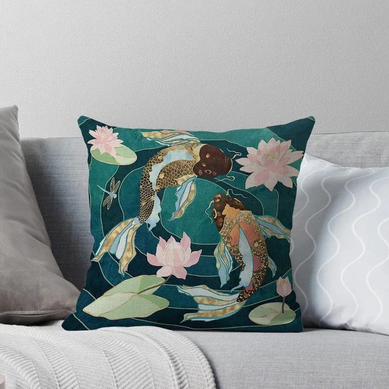 Decorative Home Throw Pillows Case for Waist Cushion Cover Nordic Car Boho Moroccan Print Horse