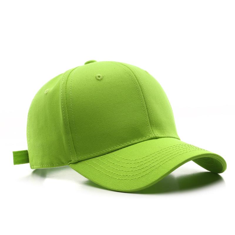 14 Color Unisex Baseball Cap Adhesion Hat HipHop Solid Color Curved Brim Adjustable Cool Sun Hat
