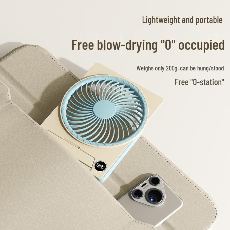 26-Year Model: Portable Silent Mini Desktop Fan with Long-lasting Battery