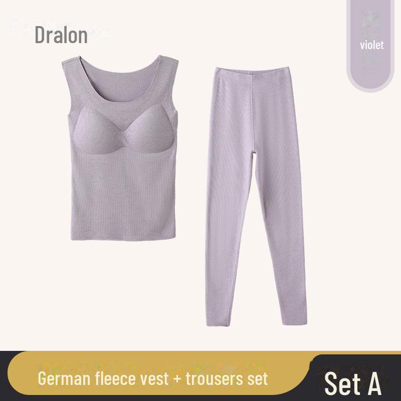 2023 Seamless Velvet-Lined Women's Warm Vest