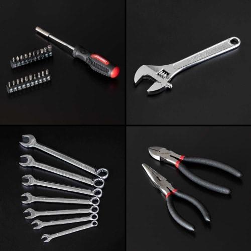 Astro Products Compact Tool Set, Metric (56-Piece Set) TS198 | Tool Set, Hand Tools, DIY Maintenance, Entry Model