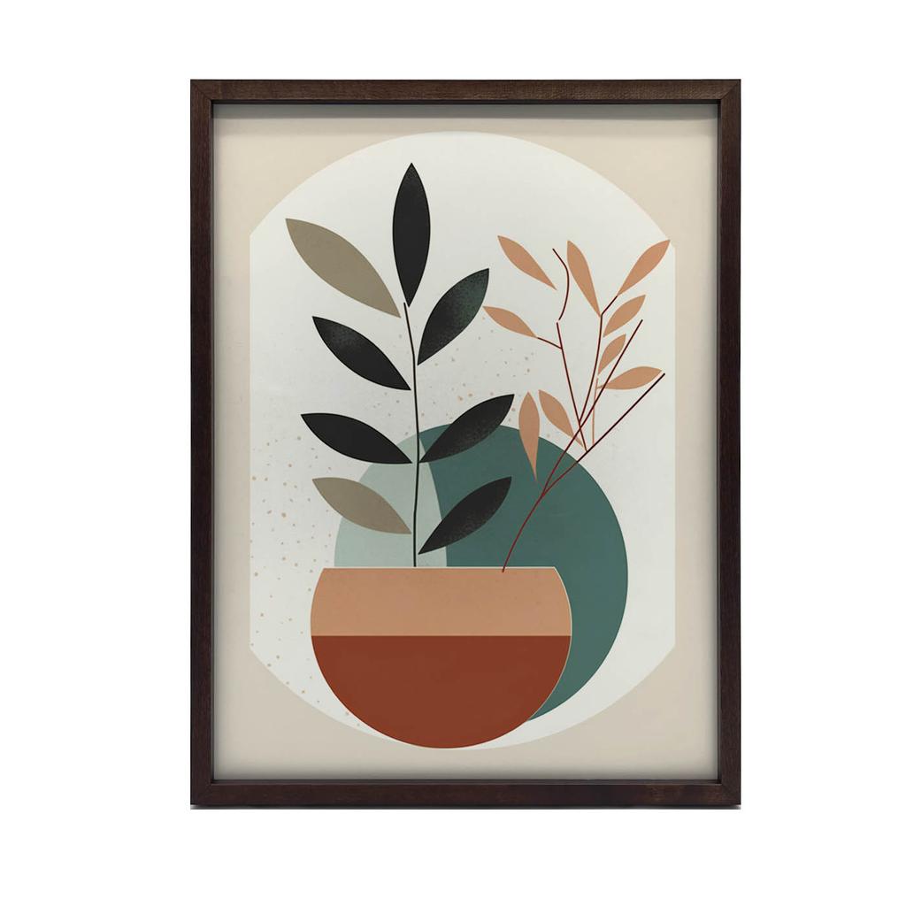 Boho Roślinność Boho Roślinność, 70X100 Cm, Bez Ramy, Papier Matowy 230 Gsm