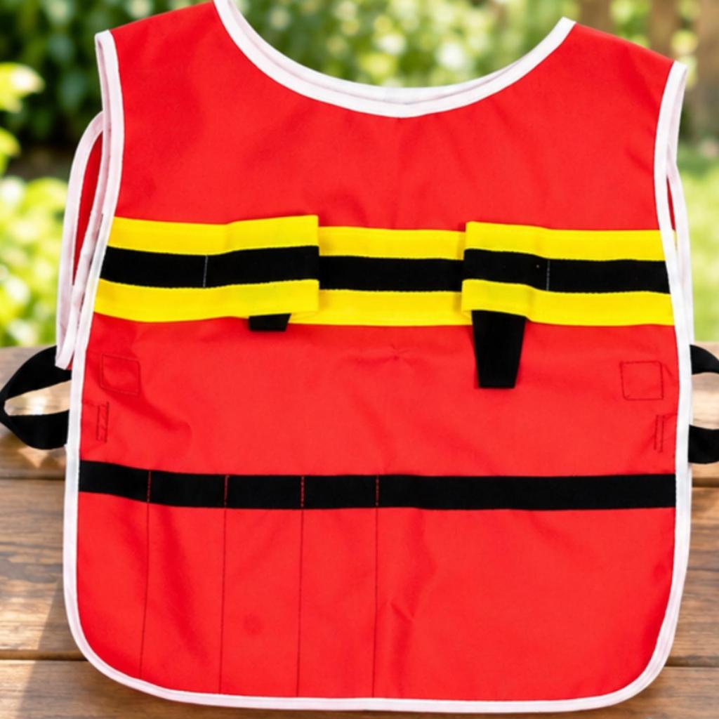 Firefighter RolePlay Playset ChildFriendly Set with Vest and Hat Imaginative