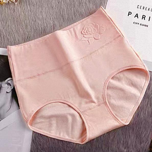 Novas Calcinhas Triângulo de Algodão de Cintura Alta para Mulheres - Sem Costura, Respiráveis, Antibacterianas, Tamanho Grande, com Controle Abdominal e Levanta Bumbum.