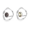 Fashion Forward Open Ring Highlighting Exaggerated Texture and Sparkling Diamonds Lightweight Alloy Material Multiple Size Choices