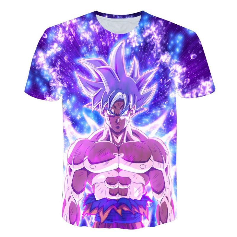 Summer anime Dragon Ball Wukong children's T-shirt summer fashion casual T-shirt boys and girls clothing T-shirt short sleeved