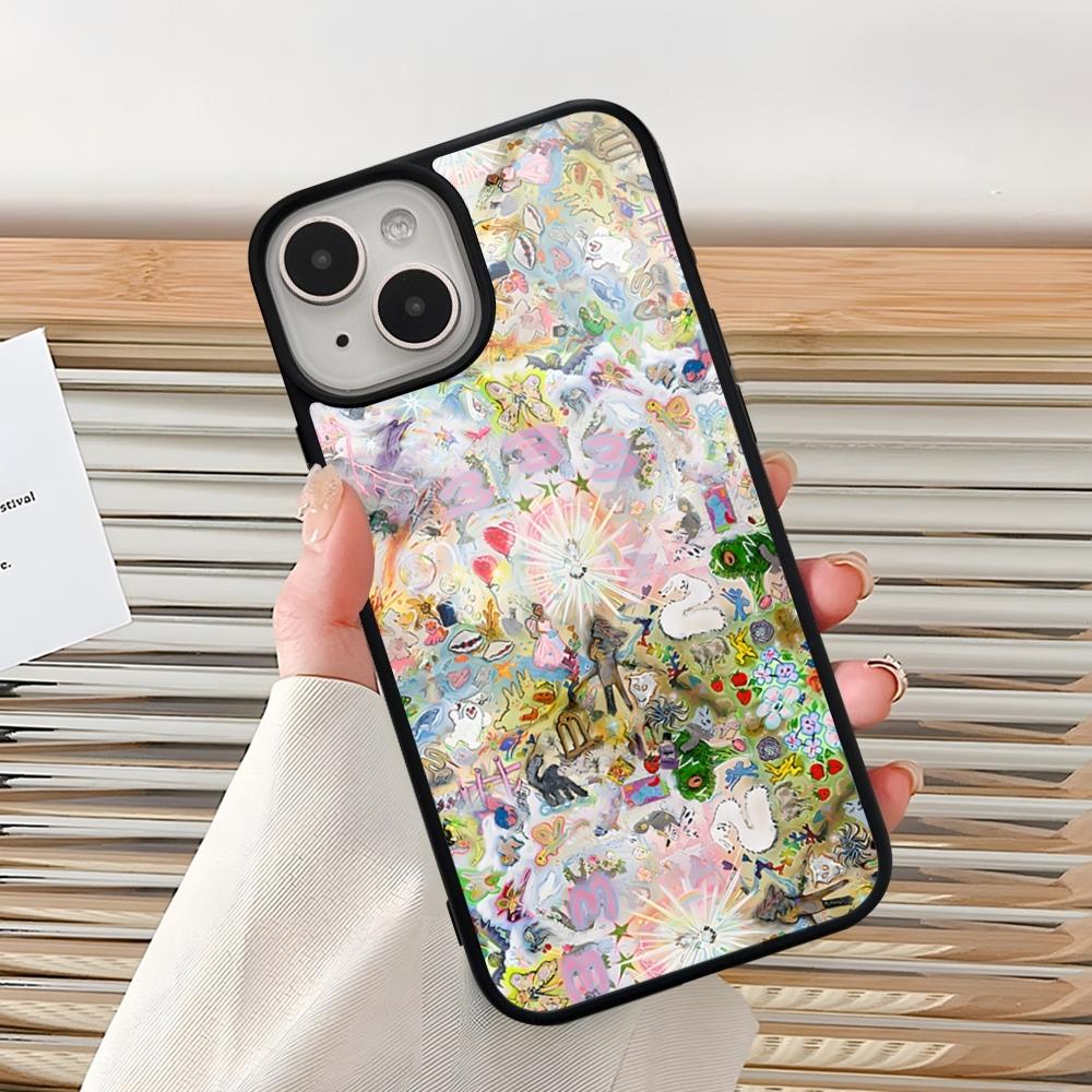 Bladee 333 Drain Gangs Phone Case For Iphone 15 Pro Max 14 12 11 13 Mini 16 8 7 Plus X Xs XR PC+TPU Back Cover