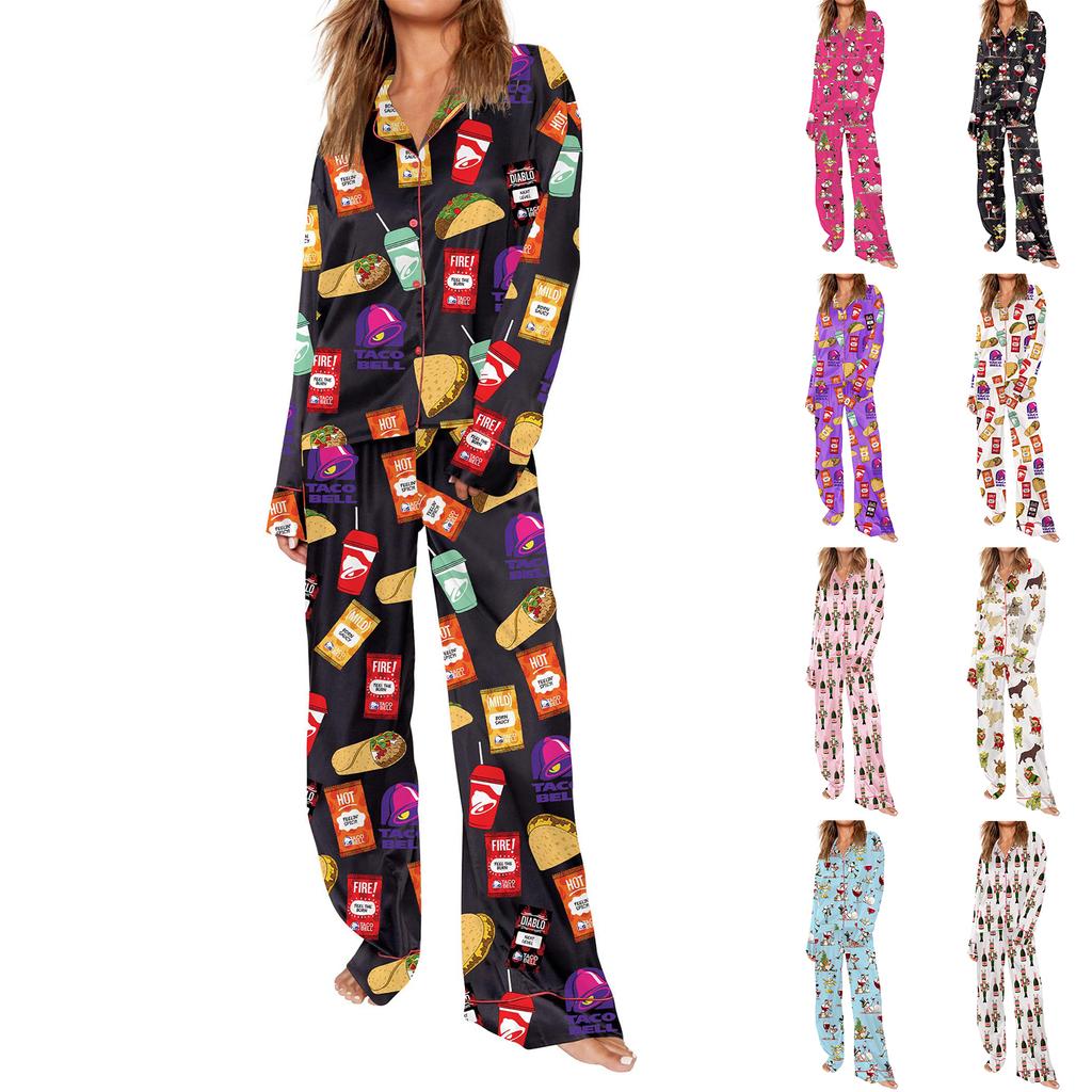 Women's Casual Fashion Stretch Printed Pajamas Adults