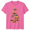 Construction Christmas Tree Holiday Unisexs TShirt Vehicles Gift