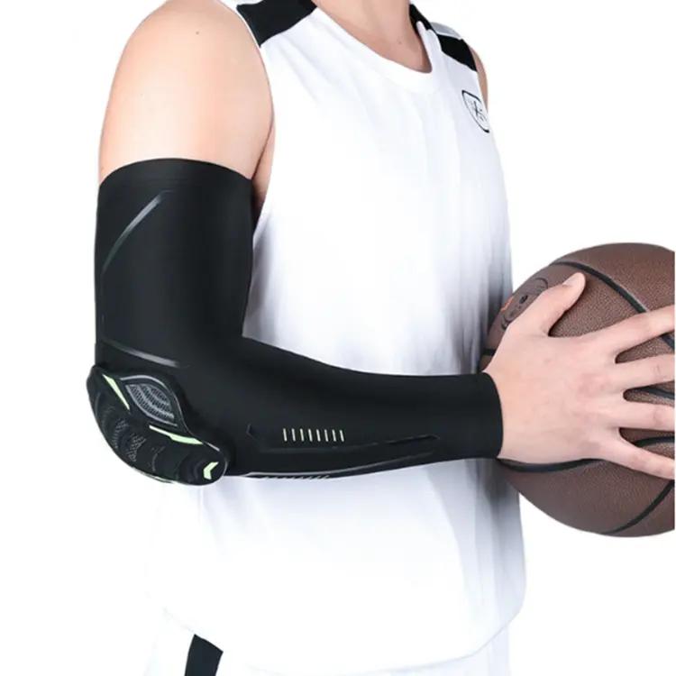 Honeycomb Padded Compression Elbow Support Sleeve Breathable Anti-Collision Sports Brace Protector for Protection M чёрный