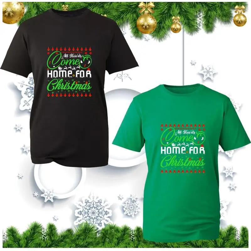 All Hearts Come Home For Christmas T Shirt Xmas Vacations Festive Top