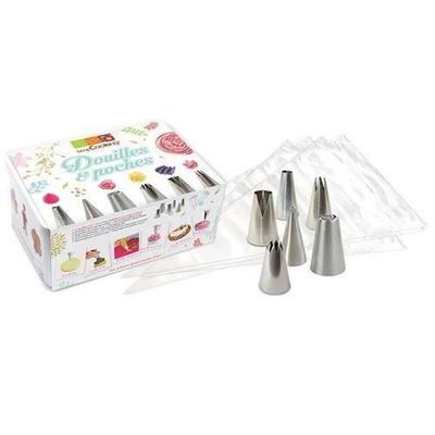 Scrapcooking Set of 6 Stainless Steel Nozzles - 3700392439552