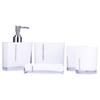 White Bathroom Decor Set Acrylic Bathroom Organizer Set  Bathroom Countertop